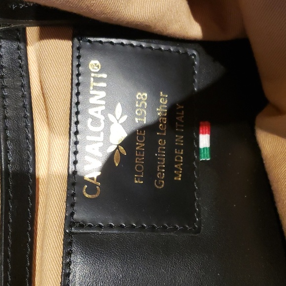 CAVALCANTI BAG MADE IN ITALY BROWN AND BLACK with dust bag - Picture 2 of 12